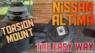 How to replace a motor mount on a 2013-2018 Nissan Altima Easy method