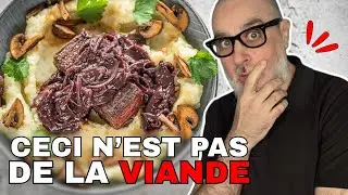 Bavette sauce Vigneronne : ma recette traditionnelle version Végane 🥩🍷