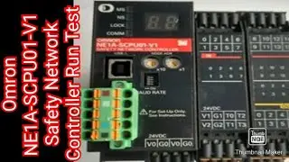 Omron NE1A-SCPU01-V1, Safety Network Controller, Device Operation Run Test,