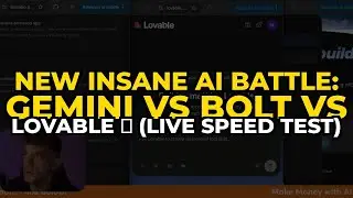 NEW INSANE AI Battle: Gemini vs Bolt vs Lovable ⚡ (LIVE Speed Test)