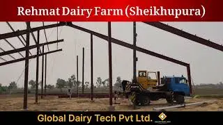 Rehmat Dairy Farm Under Construction By Global Dairy Tech Pvt Ltd