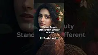 Female Beauty Standards in Different Countries 🇵🇰 Pakistan 🇵🇰 😍✨️ #viral #pakistan #love #pakistani