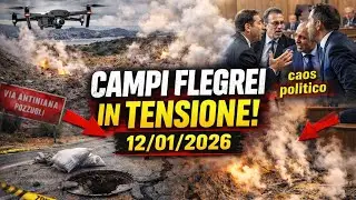 🔥 Campi Flegrei in tensione: crisi politica, strade chiuse e fumarole bollenti! | 12/01/2026