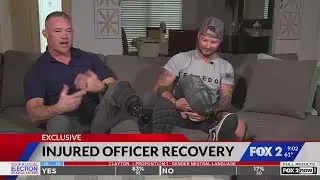 Injured officer moves forward with 'new normal'