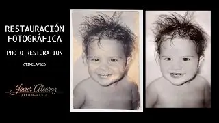 Restaurar fotograf&iacute;a antigua / Restoring old photo - Speed Art Photoshop