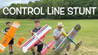 First Control line stunt pattern