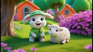 Lambs in Fields Play Hide and Seek | Animal Adventure Song for Kids | Rhymes and Preschool Learning