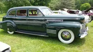 1941 CASCADE GREEN CADILLAC LIMOUSINE OUT OF HOLLYWOOD DEALER