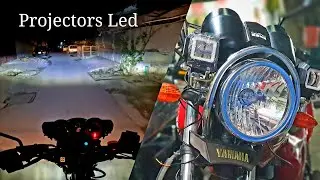 External Projector Led Install On My Yamaha yb125z dx