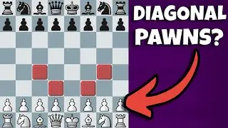 Chess but Pawns are moving diagonally | Fairy Chess