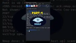 Unlock Nmap's Version Detection (-sV) in this quick tutorial!#namp#cybersecurity #shorts#networkscan