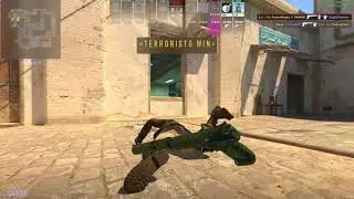 FIRST ROUND PISTOL ACE 😱 | Mirage T-Side | CS2 #shorts