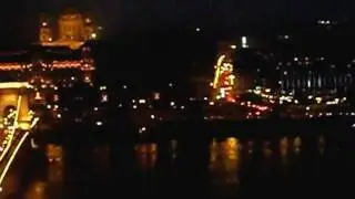 Panning Video of Budapest Skyline