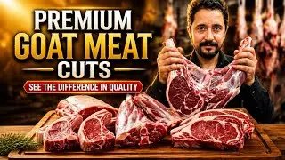 Daily Fresh Mutton Cuts (100% Fresh Goat Meat) professional butcher mutton cutting skills