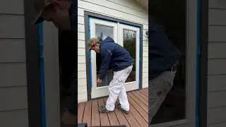 EXTERIOR DOORS AND TRIM PAINTING #shorts