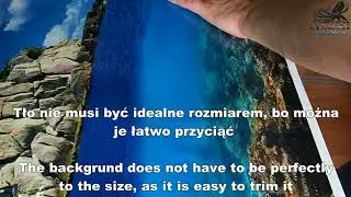 Jak przykleić tło / How to glue background / Juwel Poster Fix
