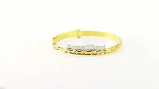 Fancy Party Wear Solid Gold Classic Style Chain Bracelets For Ladies Forever22karat#cb1317