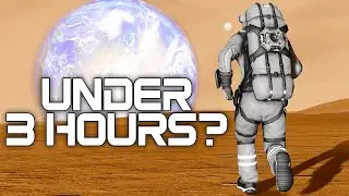 Mars to Earth in less than 3 hours? Can I do it? | Space Engineers Survival 'Speed Run'