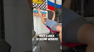 quick workout - push day focus #workout #garagegym #quickclip