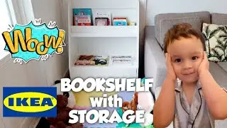 IKEA BERGIG BOOKSHELF WITH STORAGE | PERFECT FOR KID'S BOOKS AND TOYS