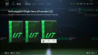 FC 25 Pre Order Packs and Hero Pack