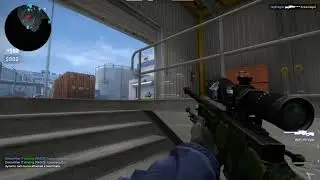 CSGO quick AWP shooting in casual nuke
