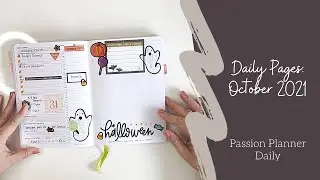 October 2021 Flip Through // Passion Planner Daily