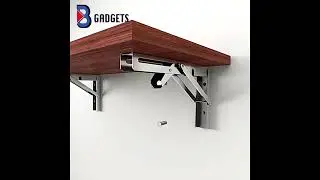 Support D'&eacute;tag&egrave;re Murale Pliable
