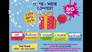 SELFIE AND WEFIE BIG ALPHABETS JULY 2019