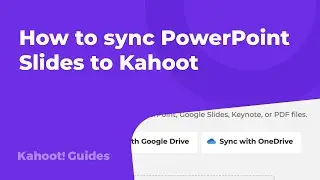 Как синхронизировать слайды PowerPoint с Kahoot
