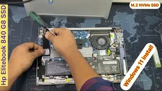 Hp Elitebook 840 g8 SSD change. How to change upgrade hp Elitebook 840 g8 SSD.#hpelitebook#ssd 