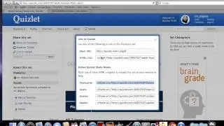 How to Embed Quizlet on Milford Website