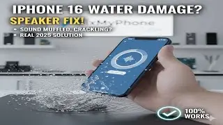 iPhone 16 Speaker Crackling After Water &ndash; Real Fix