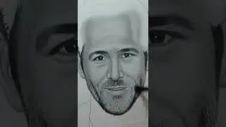 Drawing Ryan Reynolds #shorts #ryanreynolds #sketchbook