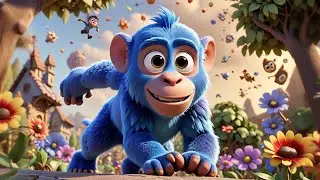Max the Monkey Swings | Jungle Animal Song for Kids | Fun Nursery Rhyme Adventure