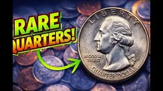 TOP 10 Most Valuable Quarters in Circulation - Rare Quarter Dollars Coins Worth Big Money!!