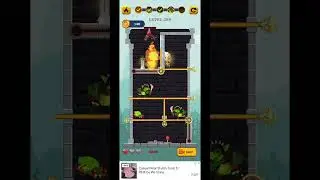 Rescu hero pull pin game Level 281 To 300 🪨 ston rotating great escaped Anjal saved