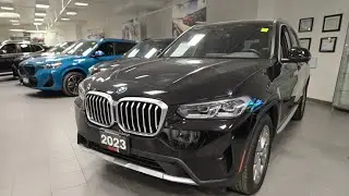 2023 BMW X3e Plug-in Hybrid in black at BMW Autohaus