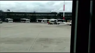 From the shuttle bus going to the plane from Verona to London