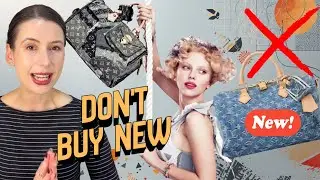 Новая коллекция джинсовой одежды Louis Vuitton? ~ Почему покупать вещи б/у лучше?