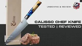 Поварской нож Calisso &ndash; 67 слоев дамасской стали 🔪✨