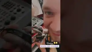 Мари Краймбрери в студии Love Radio в Санкт-Петербурге.