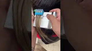 Hair extension #hairextension #humanhairextension #haircolorchallenge #hairdyeing #bonestraighthair