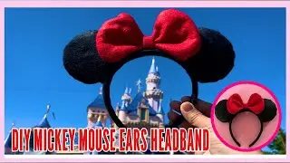 Disney Mickey Mouse Ears Headband | How to make your own Mickey Mouse Ears Headband