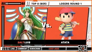 COST 2025 - Losers Top 8 - Lui$ (Palutena) VS ATATA (Ness) - Super Smash Bros. Ultimate - SSBU