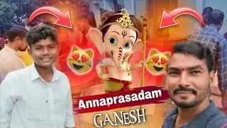 Ma village lo Annaprasadam video 😍  || new song || Ganpati Bappa morya🙏|| @nikhilizmmmlook at 👀