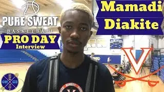 Mamadi Diakite Pure Sweat Pro Day Interview | RETURNS TO DEFEND NATIONAL CHAMPIONSHIP w/ VIRGINIA