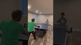 Wasn&rsquo;t expecting it bounce so hard #tabletennis #pingpong #9yearsold #subscribe