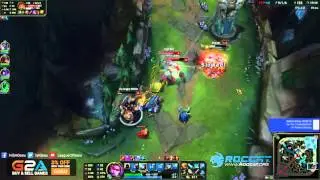 Gosu Awesome 1v3 Outplay on Vayne