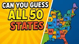 Can You Guess ALL 50 US States? | AMZG Kids